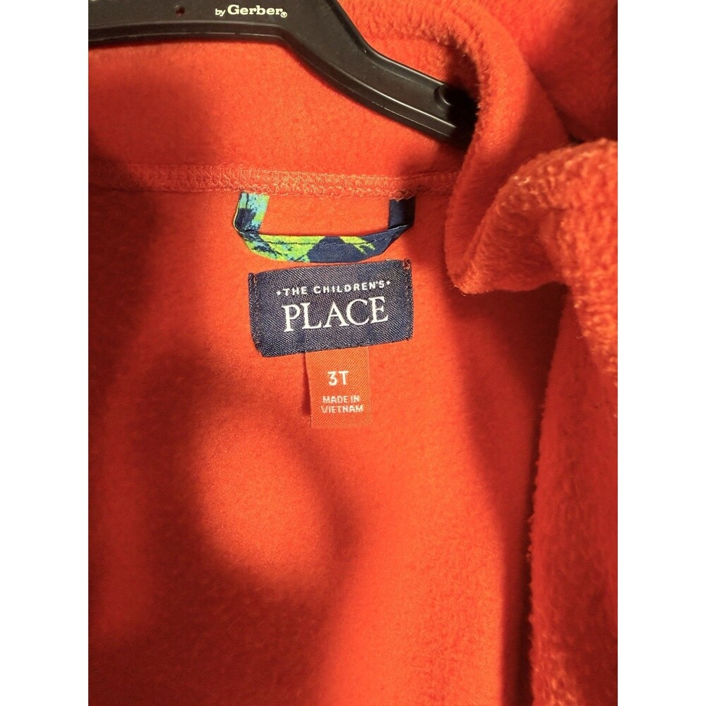 3T The Children's Place Blue Dinosaur Jacket & Matching Mittens Toddler Boys - Picture 4 of 16